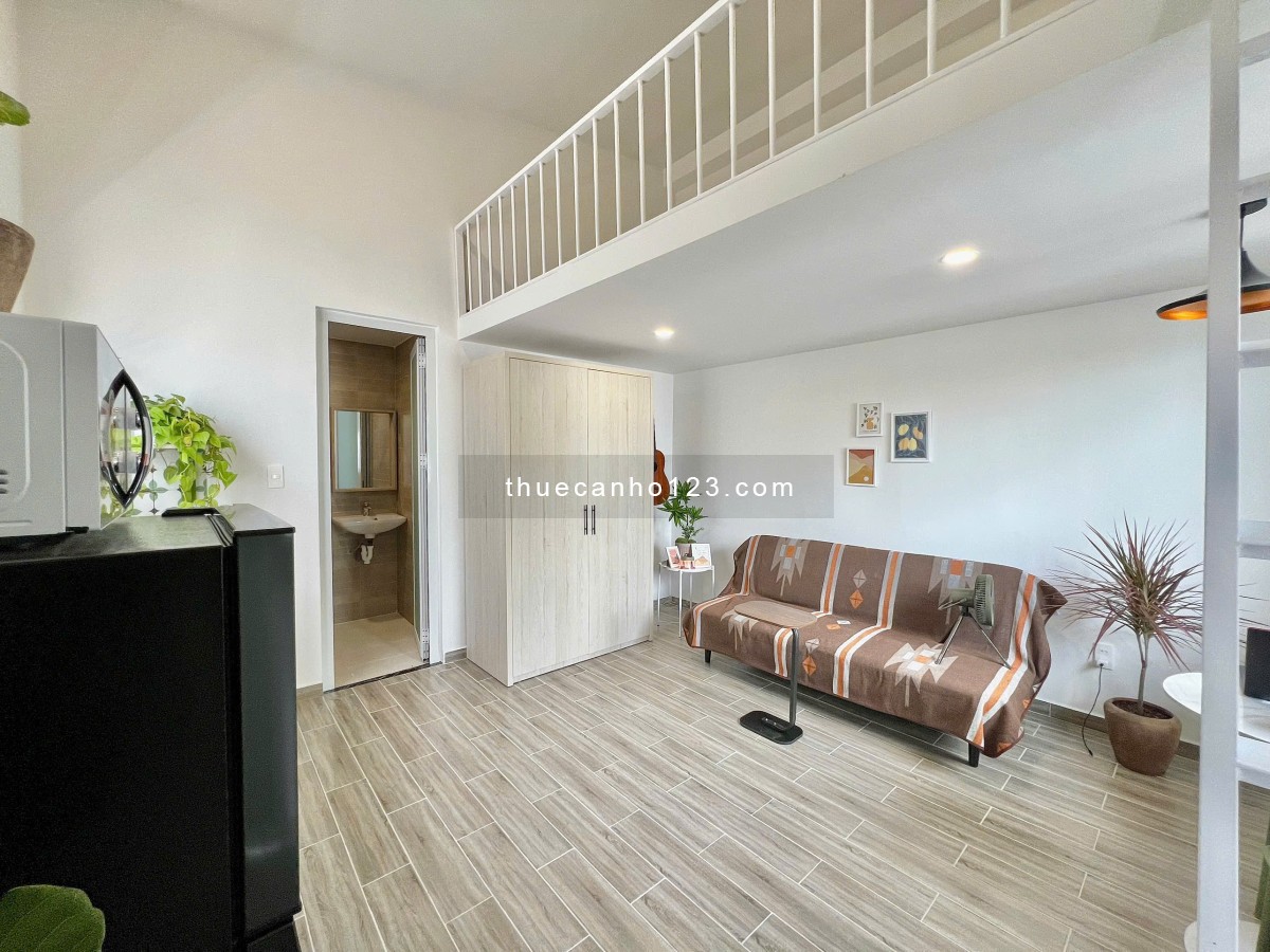 Căn Hộ Mới 100% Gần ĐH Hồng Bàng, Chung cư B2 Trường Sa, Full NT, Ban công View Landmark