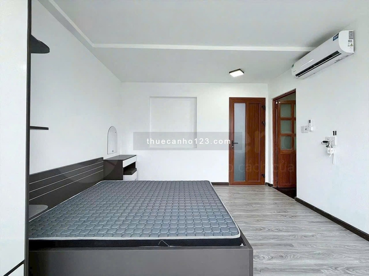 Cho thuê căn hộ Bình Thạnh_Studio 35m2_Cửa sổ trời_Sát Đại Học UEF_Chợ Phan Văn Hân_Ngã Tư Hàng Xanh