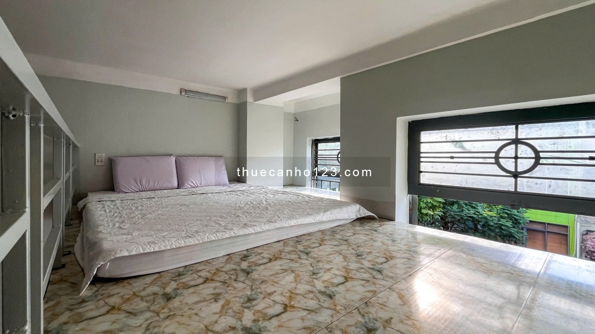 Cho Thuê Căn Hộ Có Gác Gần Đại Học ISB Full Nội Thất Nhận 4ng4xe, Full Nội Thất Balcony/Cửa Sổ Trời