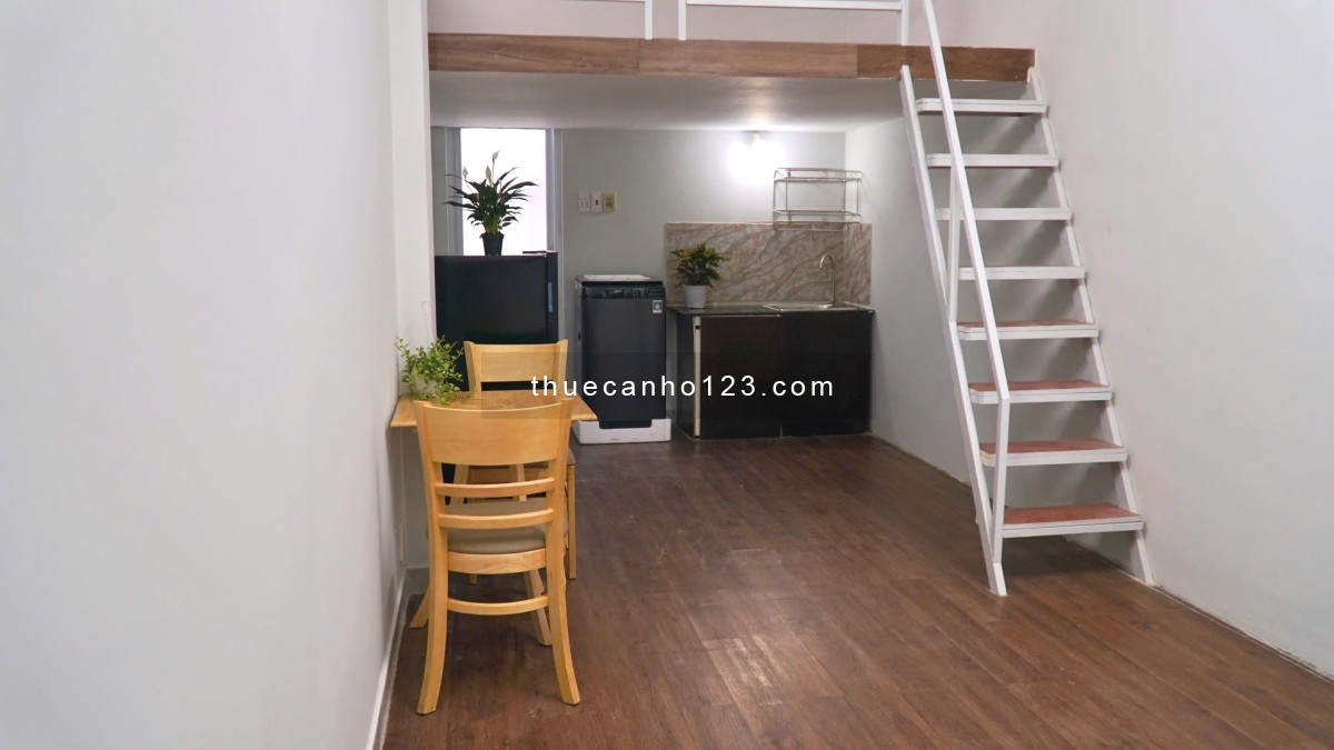 Cho Thuê Căn Hộ Có Gác Gần Đại Học ISB Full Nội Thất Nhận 4ng4xe, Full Nội Thất Balcony/Cửa Sổ Trời