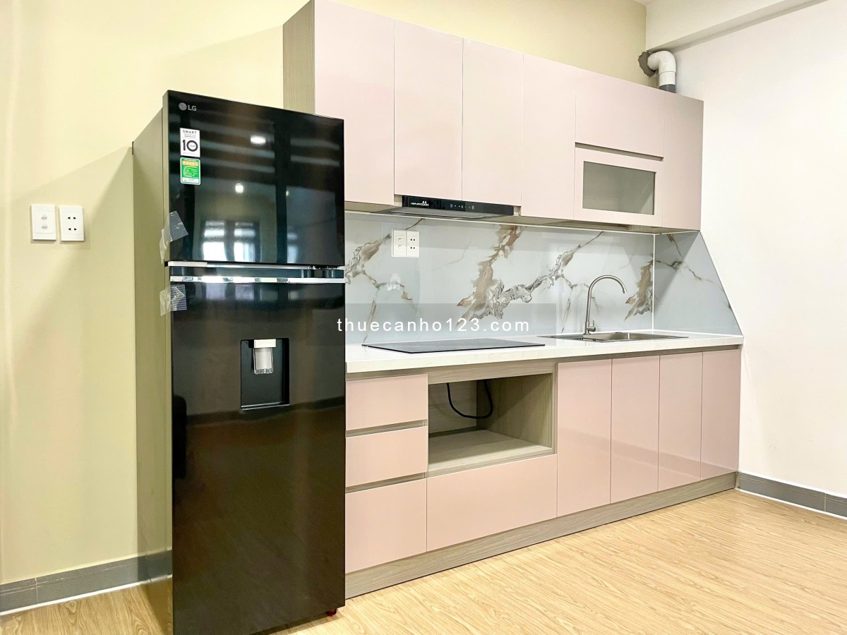 1 PN, 1Phòng khách, tách bếp, bàn làm việc, bàn trang điểm, gần Q3, Phú Nhuận, Gò Vấp