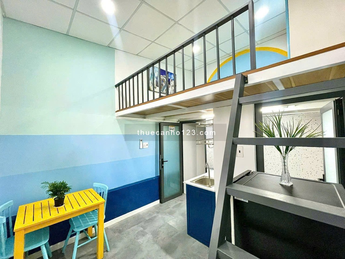 Căn Hộ Duplex Ở được 4 người, Cạnh Đại Học UEF, Full Nội thất, An ninh, Sạch sẽ, giờ giấc tự do