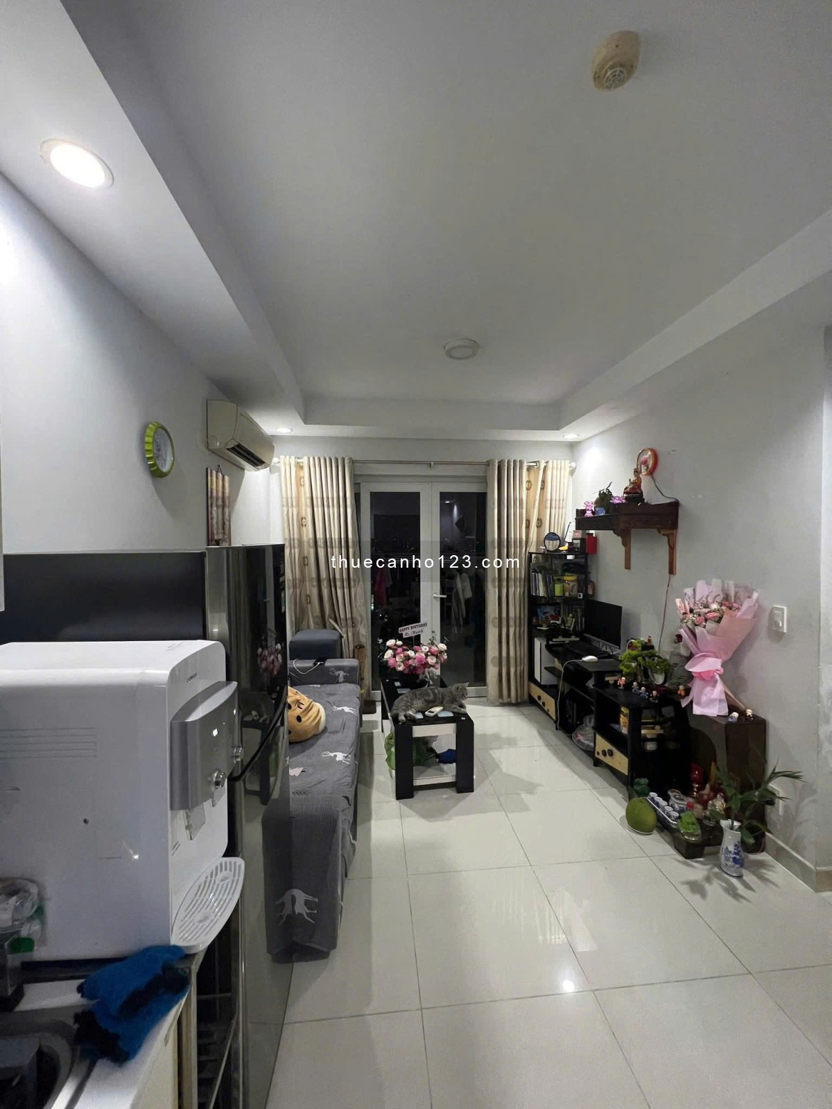 Phúc Yên, 55m2, 1PN, 2WC, Nội thất, Phan Huy Ích, P15, TB, 8tr/th