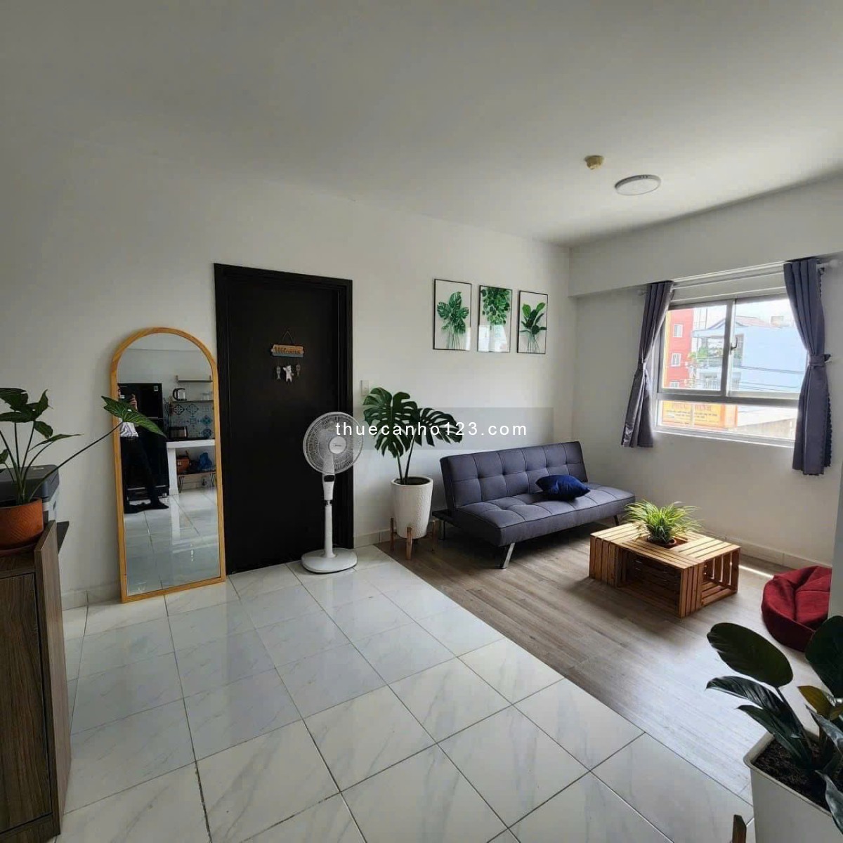 Ruby Garden, Nguyễn Sỹ Sách, P15, TB, 57m2, 1PN, 2WC, 8tr/th, Nội thất.