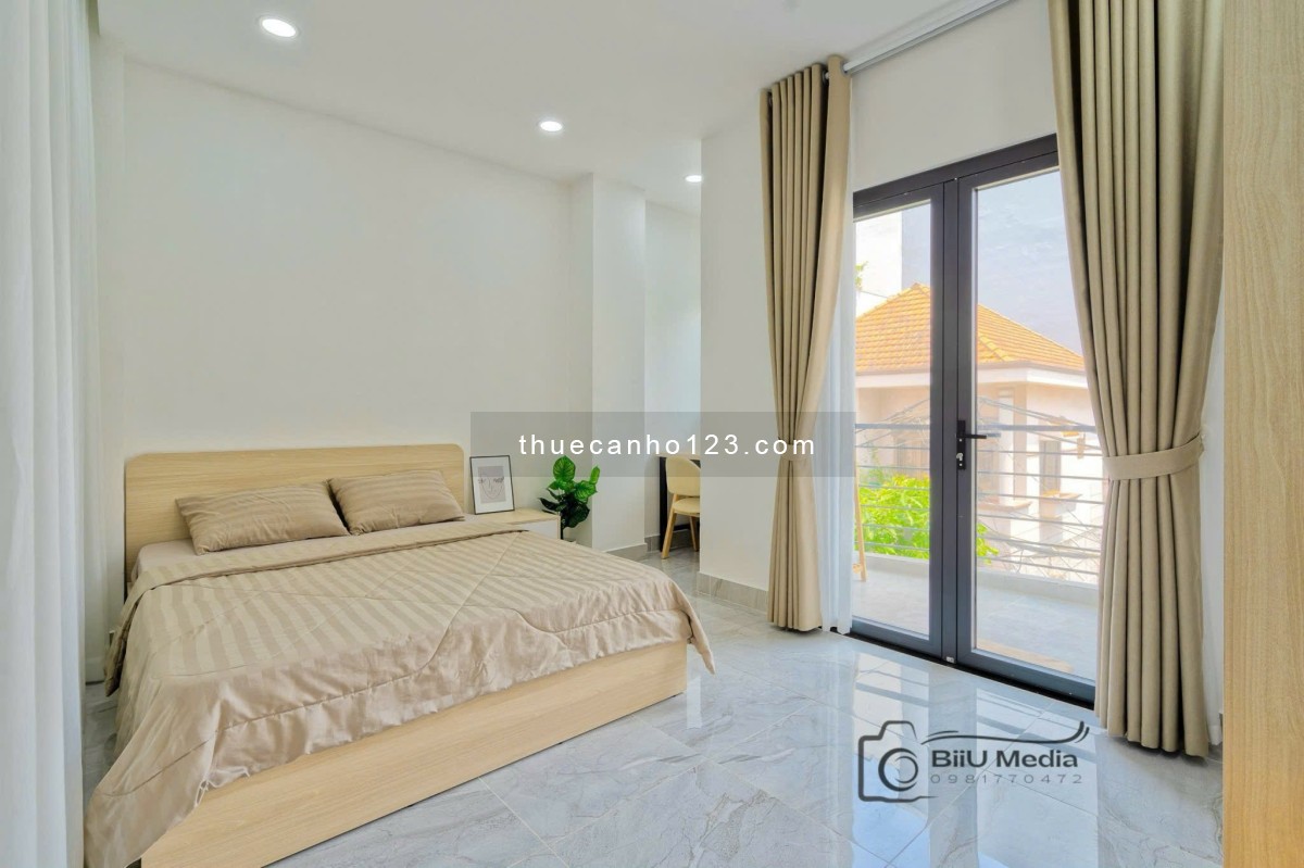 Trống Lại Căn Hộ 1PN Ban Công Decor Tối Giản Tinh Tế - Full Nội Thất - Khu Dân Trí Cao Yên Tĩnh