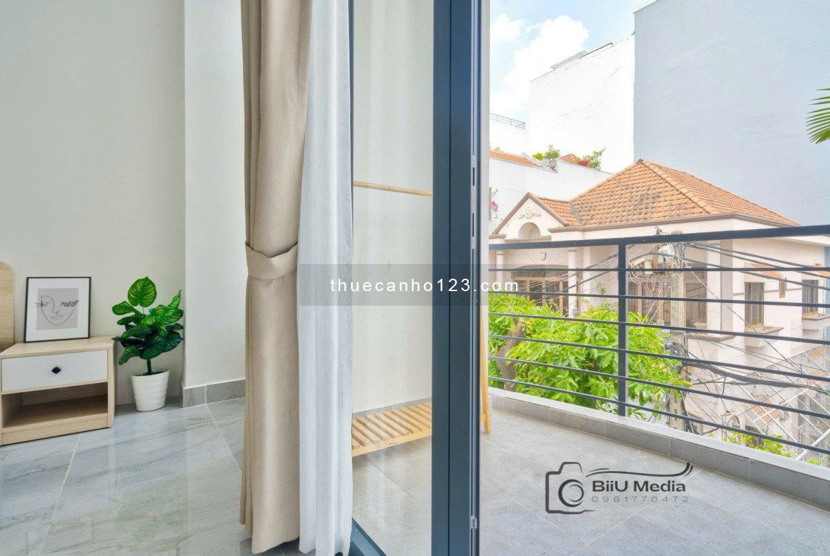 Trống Lại Căn Hộ 1PN Ban Công Decor Tối Giản Tinh Tế - Full Nội Thất - Khu Dân Trí Cao Yên Tĩnh