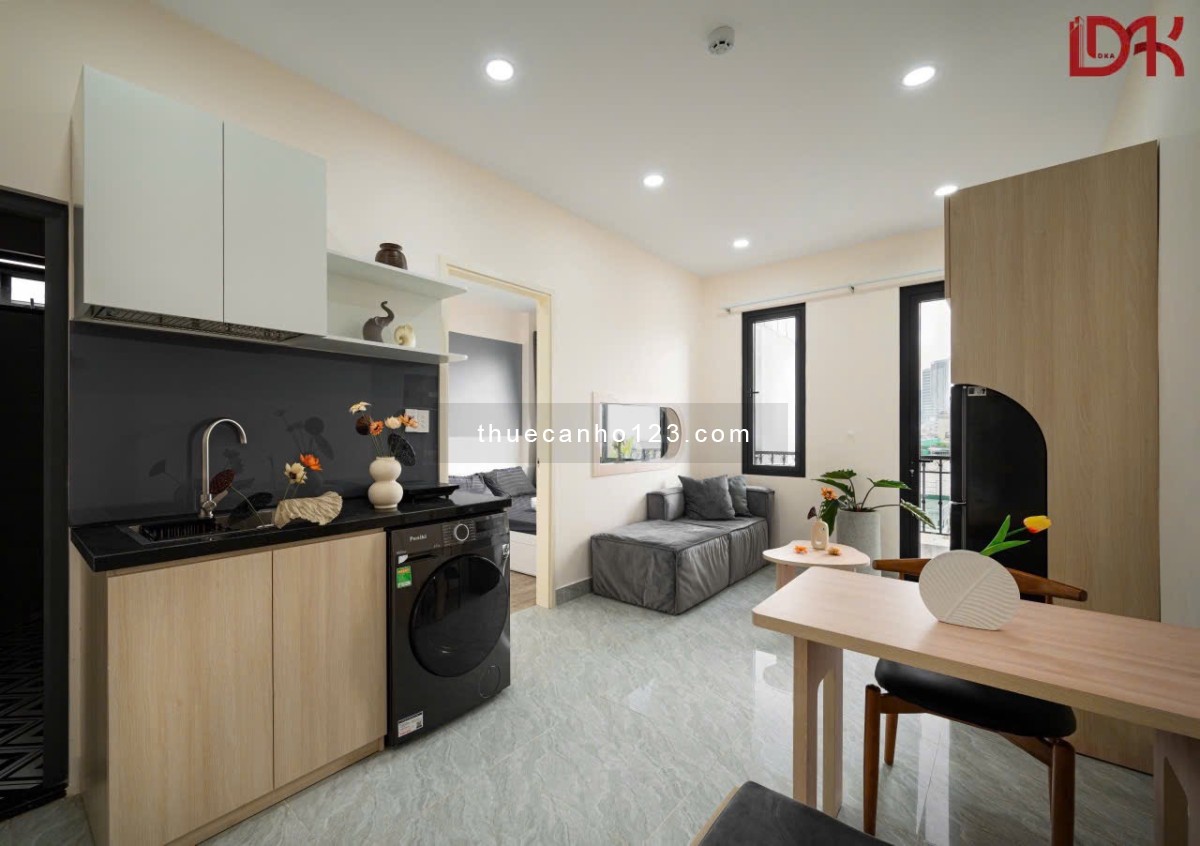 Lâu Lắm Mới Trống Lại Căn Hộ 1PN Ban Công Full Nội Thất, Decor Có Gu - Gần Hàng Xanh