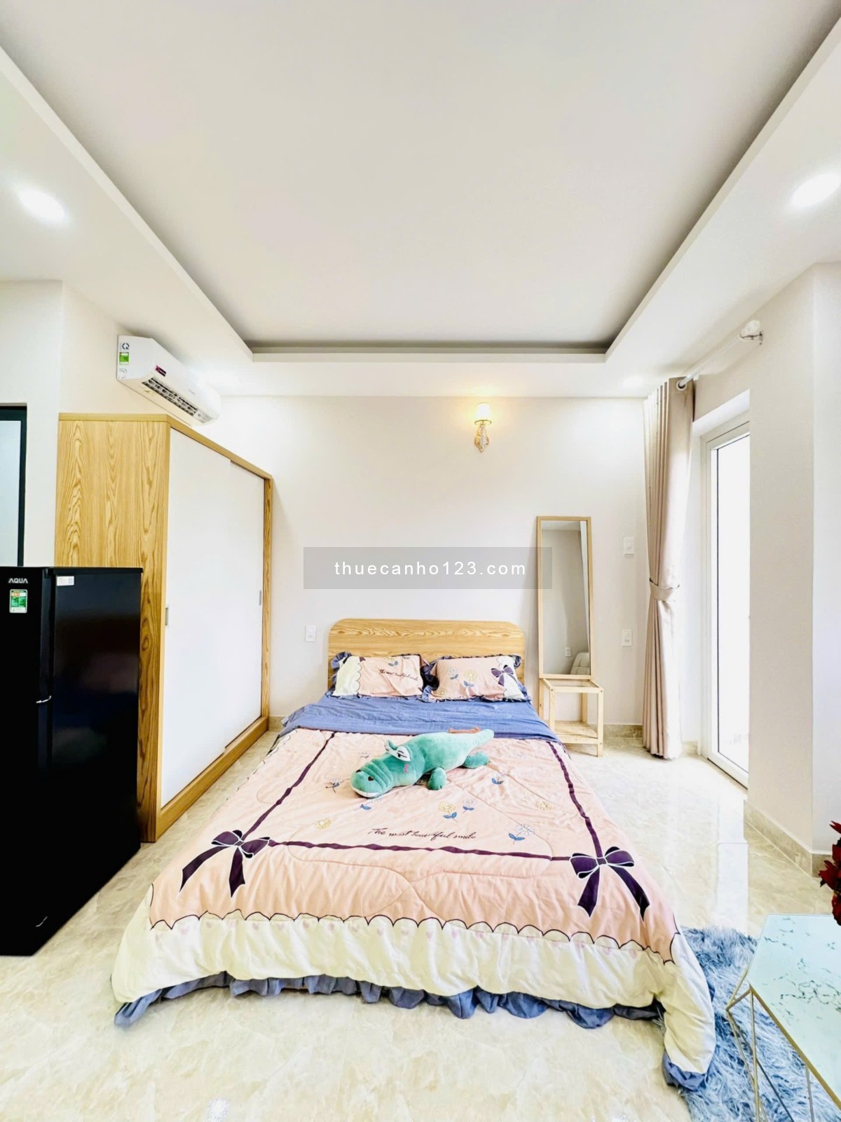 Căn hộ studio ngay ĐH Văn Lang - Nhà mới full nội thất-Giá từ 4tr3-7tr