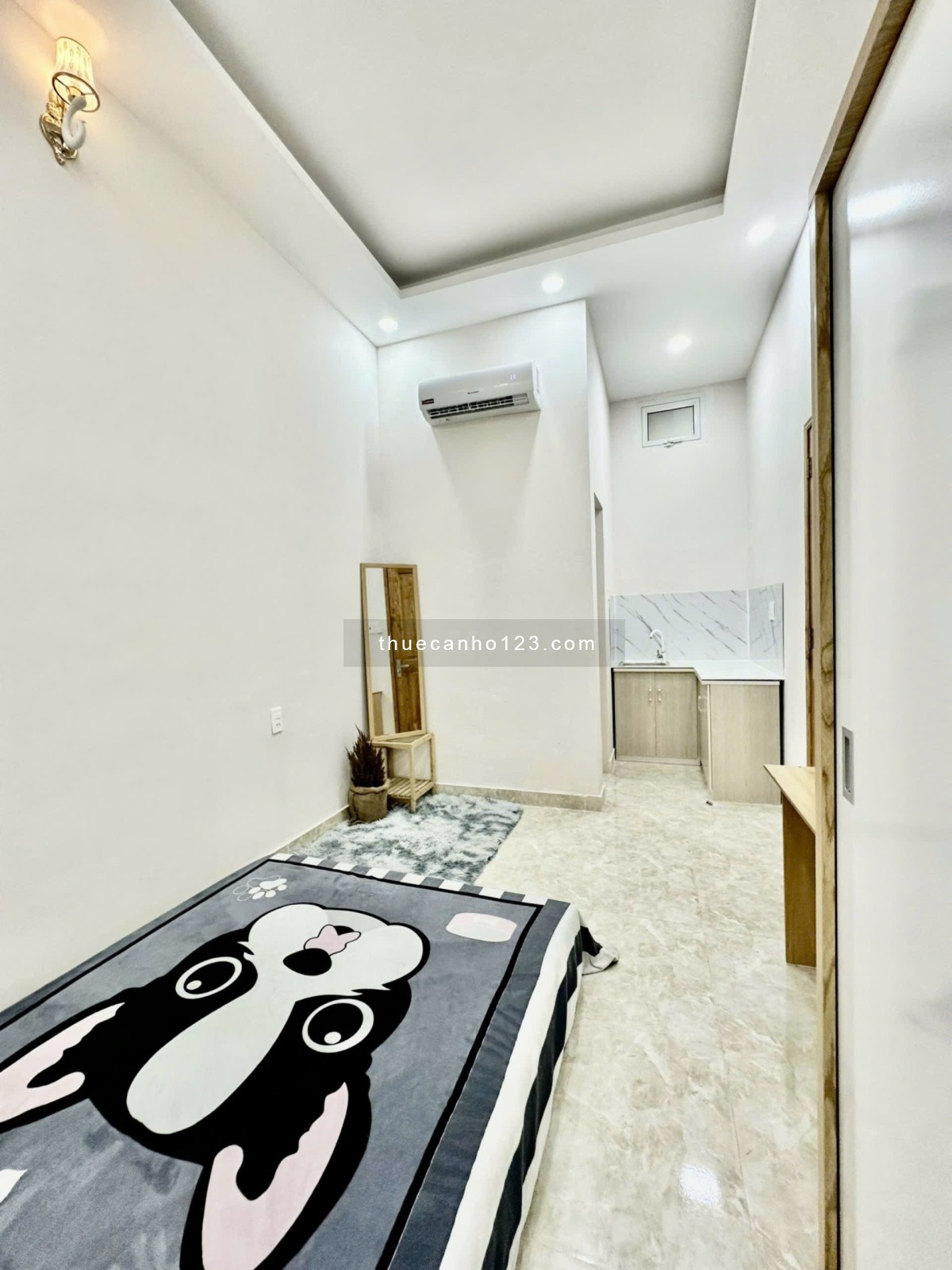 Căn hộ studio ngay ĐH Văn Lang - Nhà mới full nội thất-Giá từ 4tr3-7tr