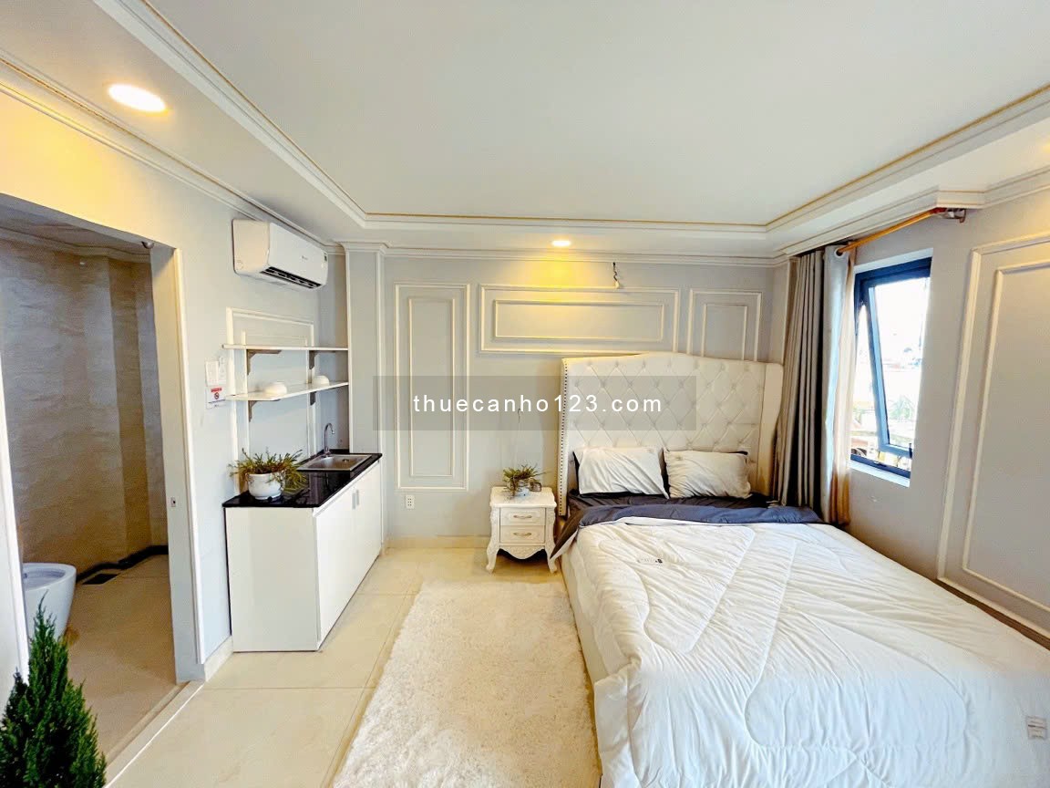 Cho thuê căn hộ Bình Thạnh - Studio full nội thất - Thang máy - Gần UEF - HIU - Hutech