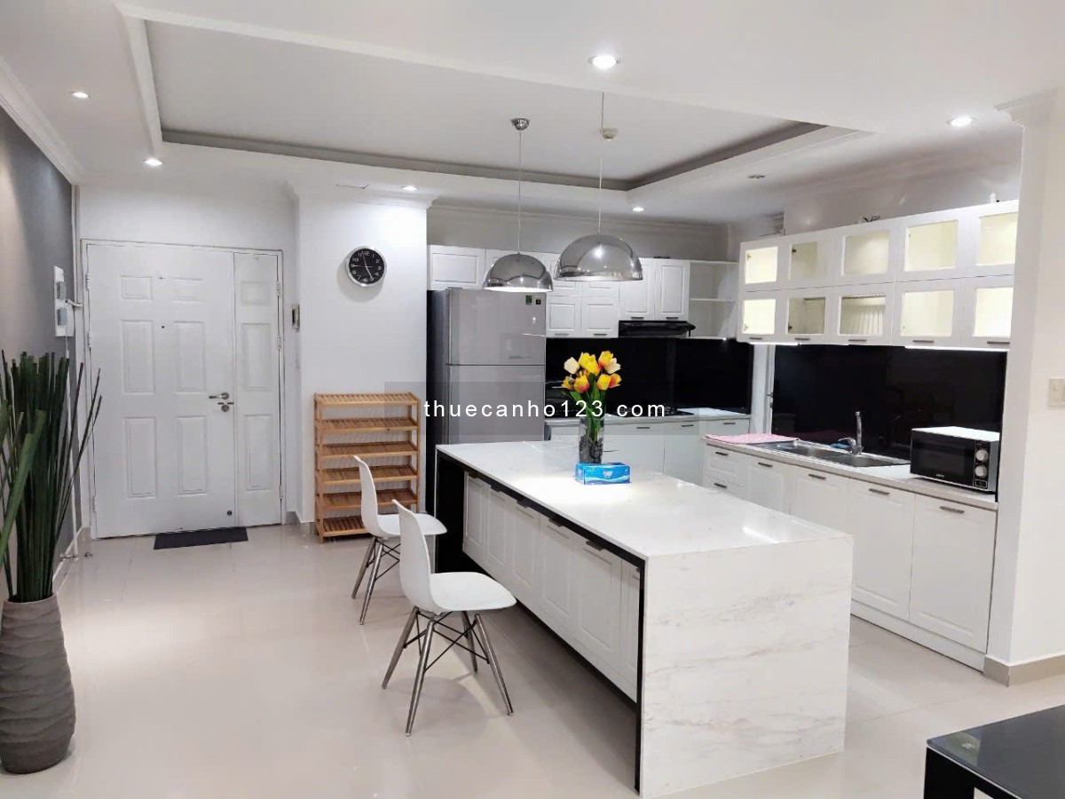 Cho thuê CH Riverside Residence, Nguyễn Lương Bằng, Phú Mỹ Hưng, Quận 7. 3PN, 147m2, 42 triệu/tháng.