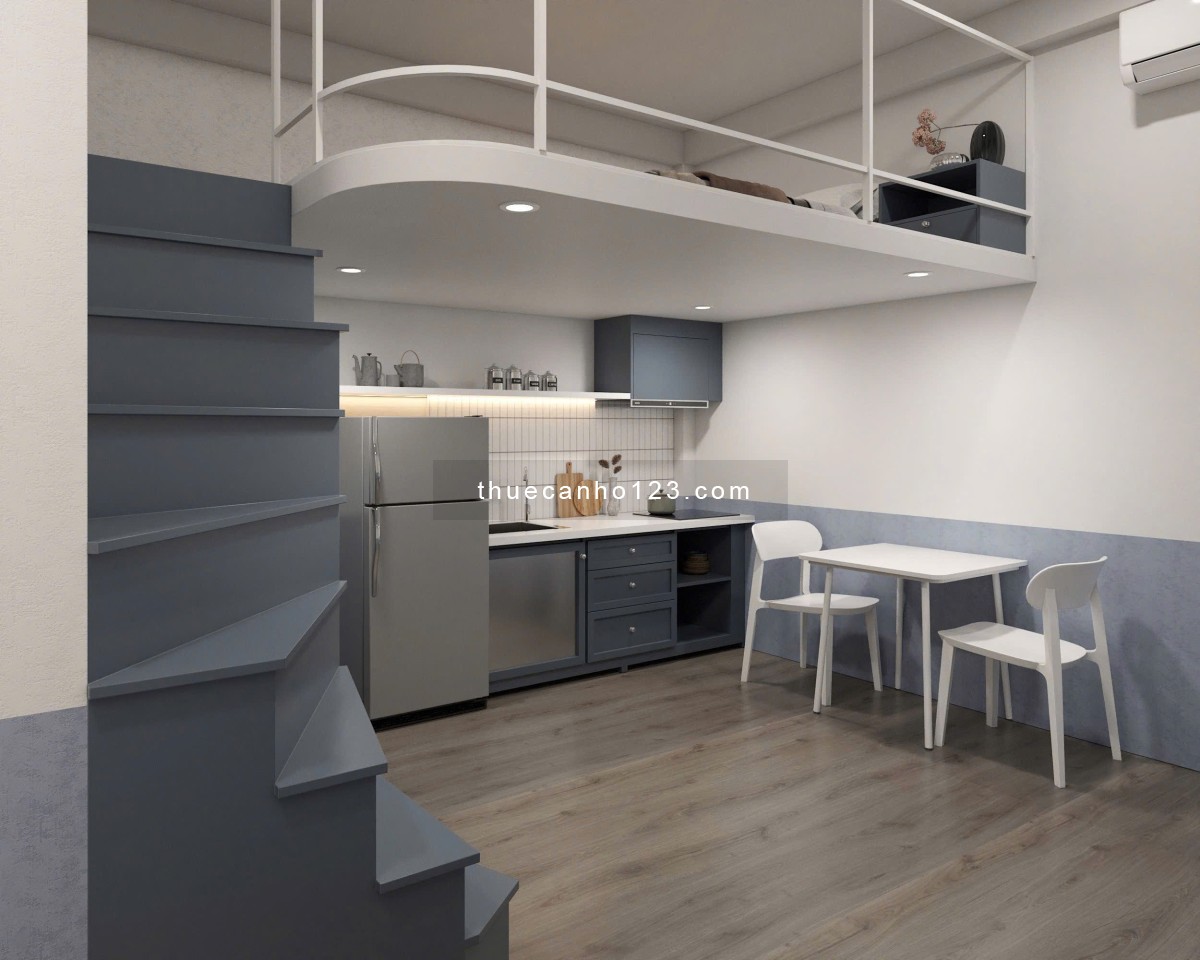 Căn hộ có gác full nội thất siêu xịn xò ngay giữa trung tâm Tân Bình gần các trường Đại Học