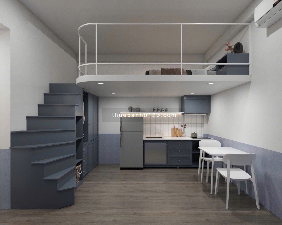 Căn hộ có gác full nội thất siêu xịn xò ngay giữa trung tâm Tân Bình gần các trường Đại Học