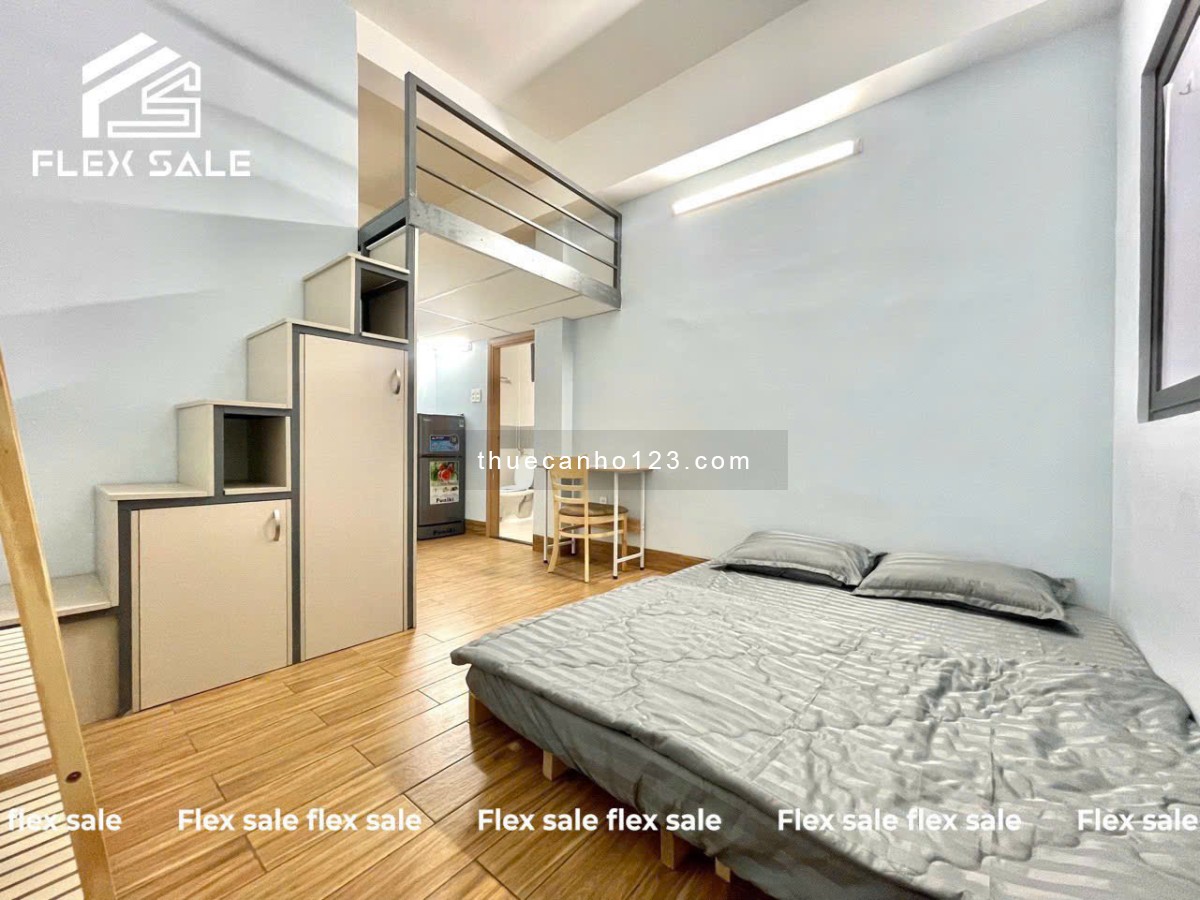 Cho thuê căn hộ - Duplex full nội thất - Ngay ĐH HTech, GTVT, Ngoại Thương - Ở được 4 người