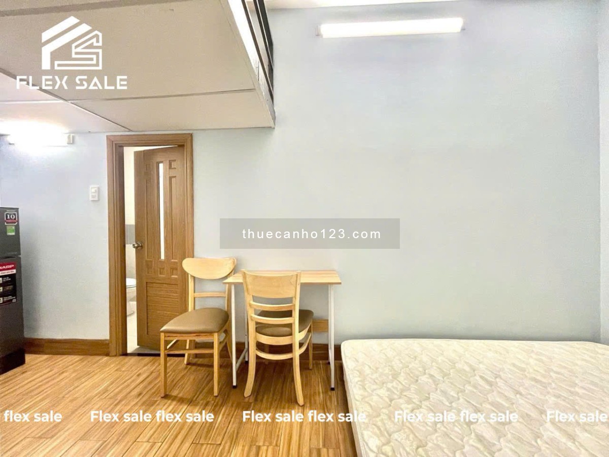 Cho thuê căn hộ - Duplex full nội thất - Ngay ĐH HTech, GTVT, Ngoại Thương - Ở được 4 người