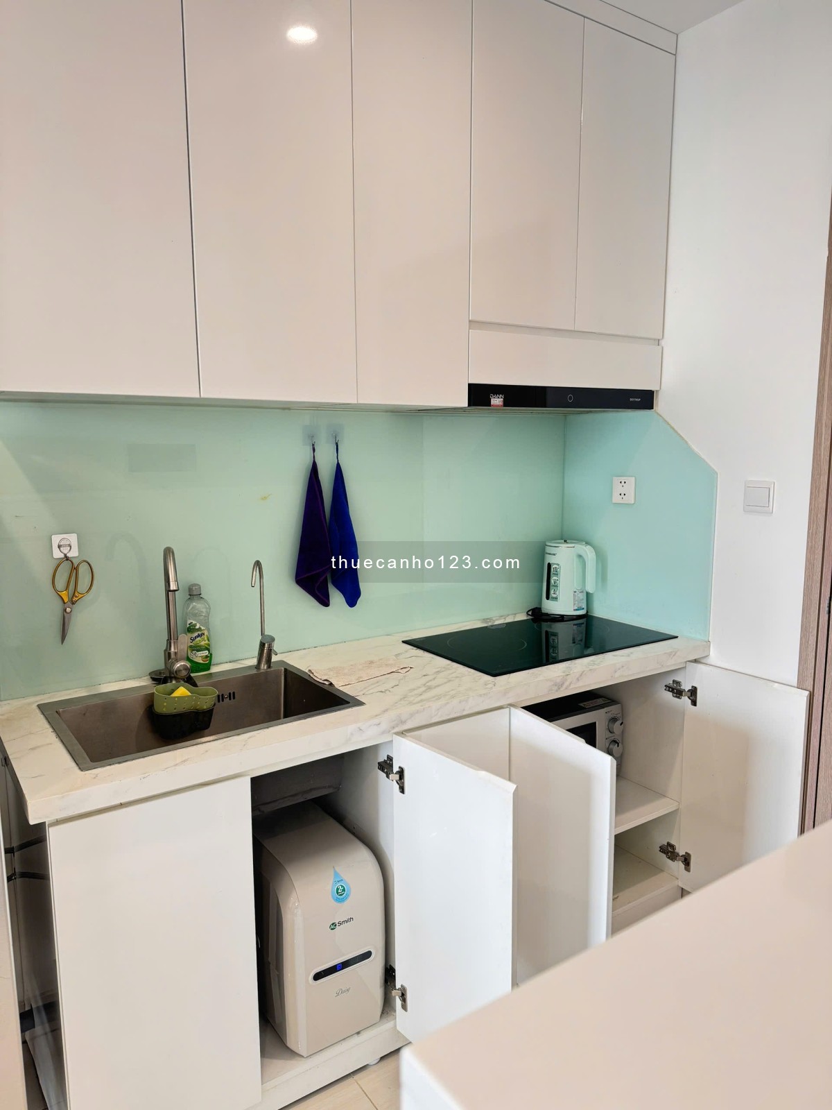 Cho thuê căn hộ 2PN Vinhomes Grand Park Quận 9 - Full nội thất đẹp, Mới 100%. Giá chỉ 8tr/tháng.