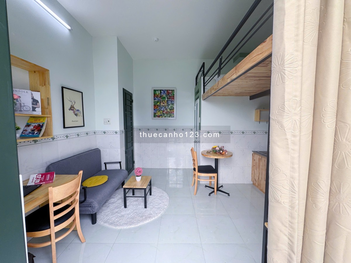 Căn hộ có gác cực xịn với view chill chill cho tân sinh viên nhập học ngay giữa trung tâm Tân Bình