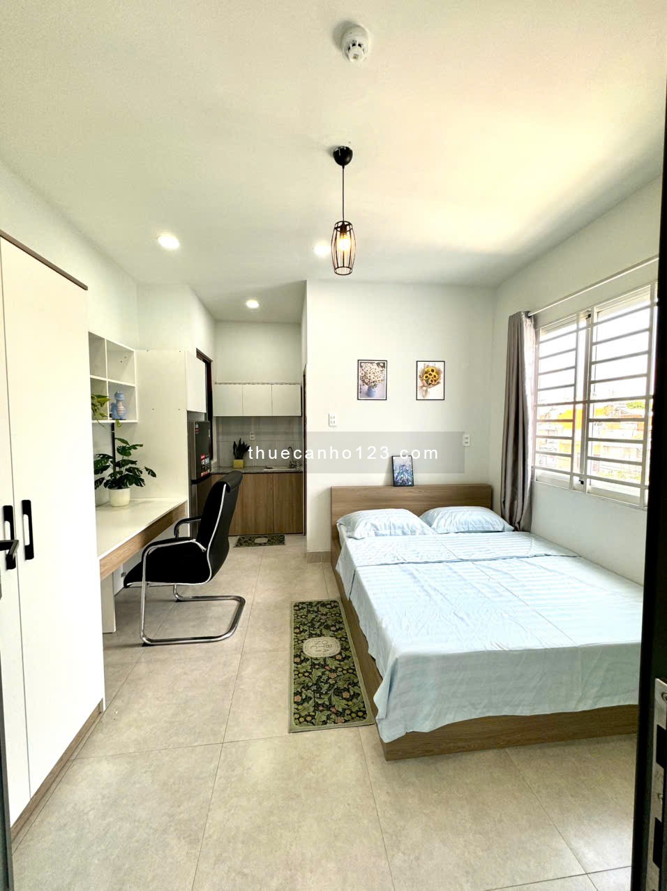 Cho thuê căn hộ ngay Cầu Thị Nghè - Tòa có thang máy bảo vệ - 200m đến Hồng Bàng UEF Hutech