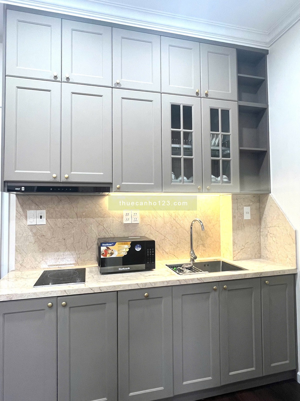 Hoá Sơn 10 - Hải Châu. Căn hộ 1 phòng ngủ - Diện tích 55m2 Ban công rộng - Sân BBQ siêu thoáng