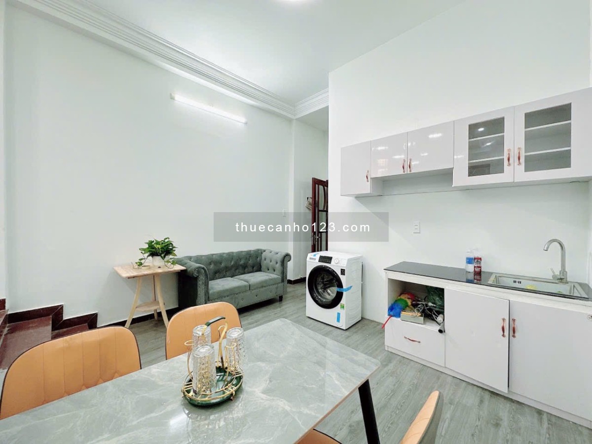 1Pn tách bếp, full nội thất, máy giặt riêng, thiết kế hiện đại, gần Đinh Bộ Lĩnh, Q1,3, Gò Vấp