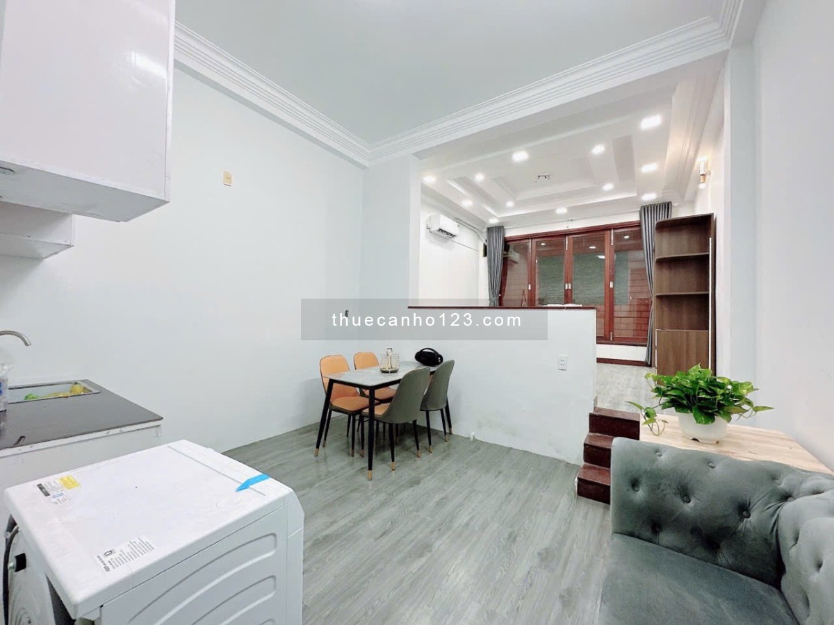 1Pn tách bếp, full nội thất, máy giặt riêng, thiết kế hiện đại, gần Đinh Bộ Lĩnh, Q1,3, Gò Vấp