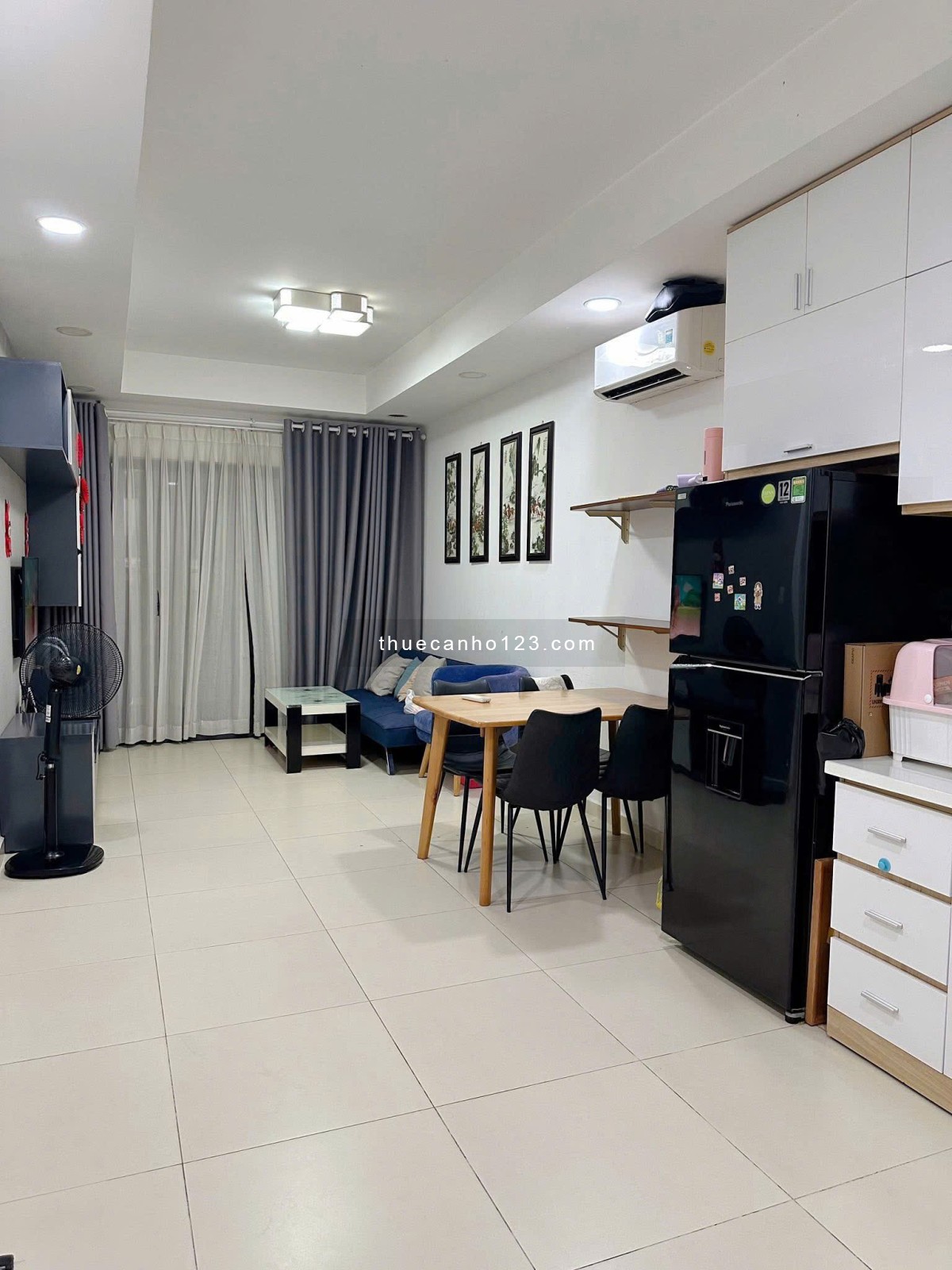 C/c Carillon 5, Hòa Thạnh, Tân Phú: 75m2,2PN, Nội thất, 12tr/th.