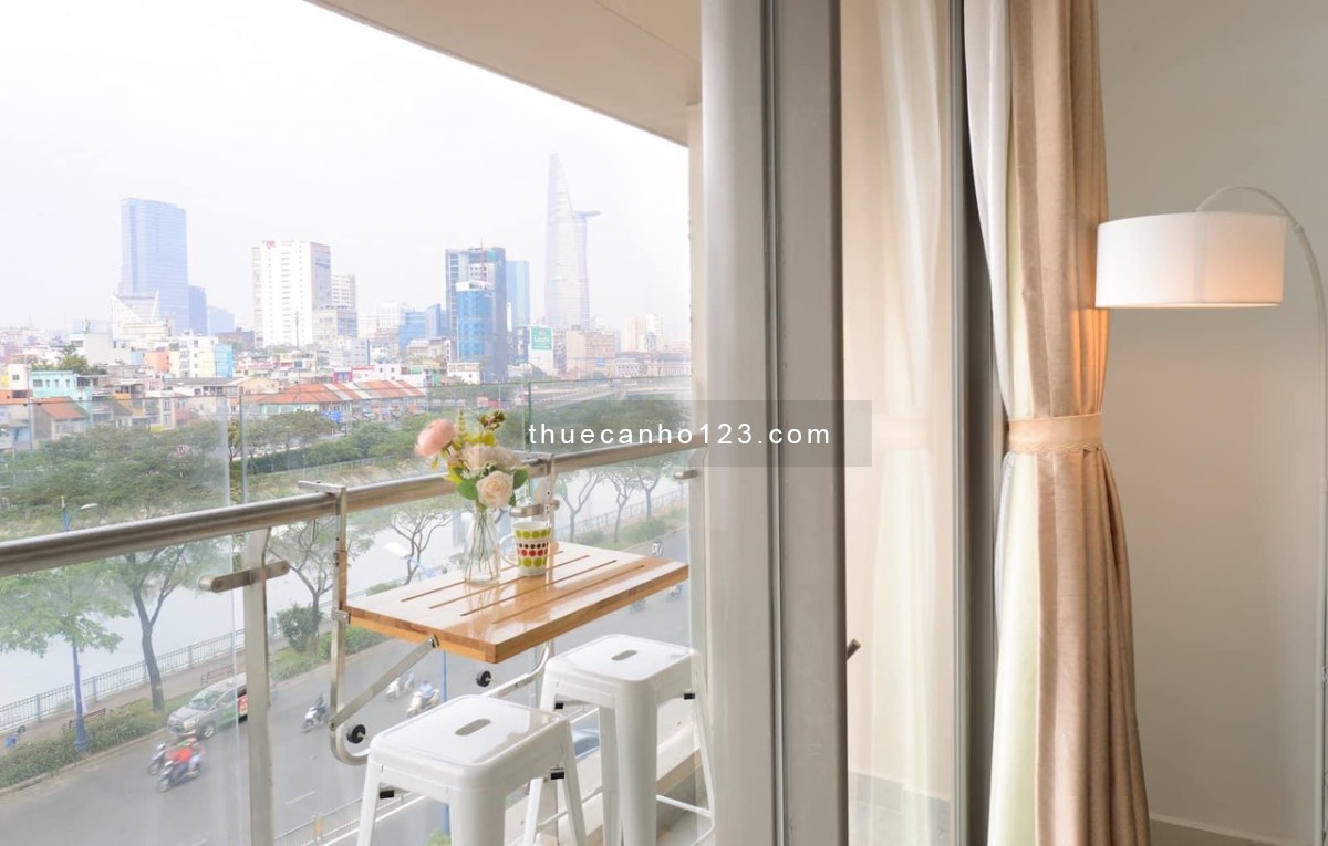 Q4 Studio Millennium 34m² view sông 12.5 triệu/tháng ở liền. 0934258331 e Thủy
