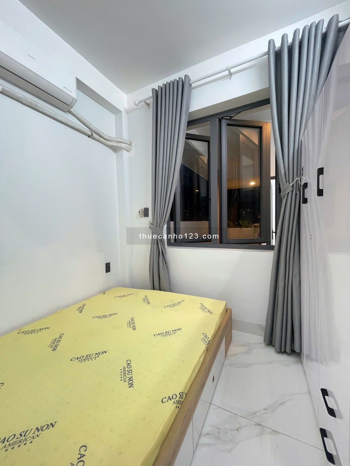 3Pn máy lạnh mỗi phòng, ban công, tách bếp,full ntcb thang máy, hầm xe,5ng5xe,gần Đh Văn Lang,Gò Vấp