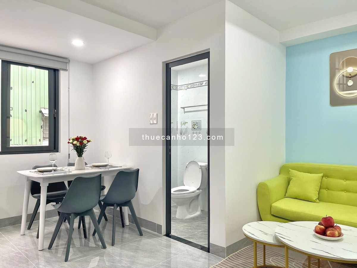 Căn hộ full nội thất 1 phòng ngủ ngay giữa trung tâm Tân Bình