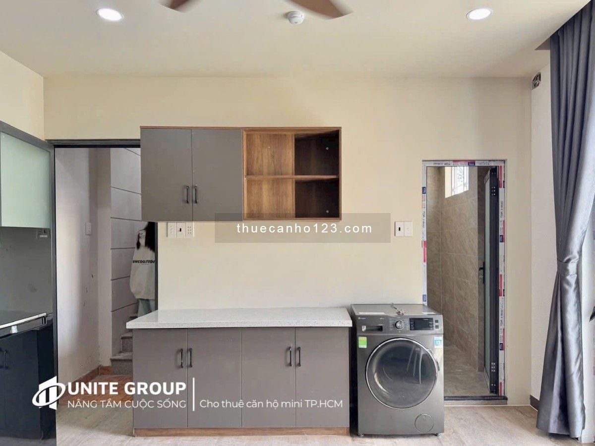 Căn Hộ Dịch Vụ mới 100% đi bộ qua ĐH ISB ( ĐH KINH TẾ ) Có Máy Giặt Riêng