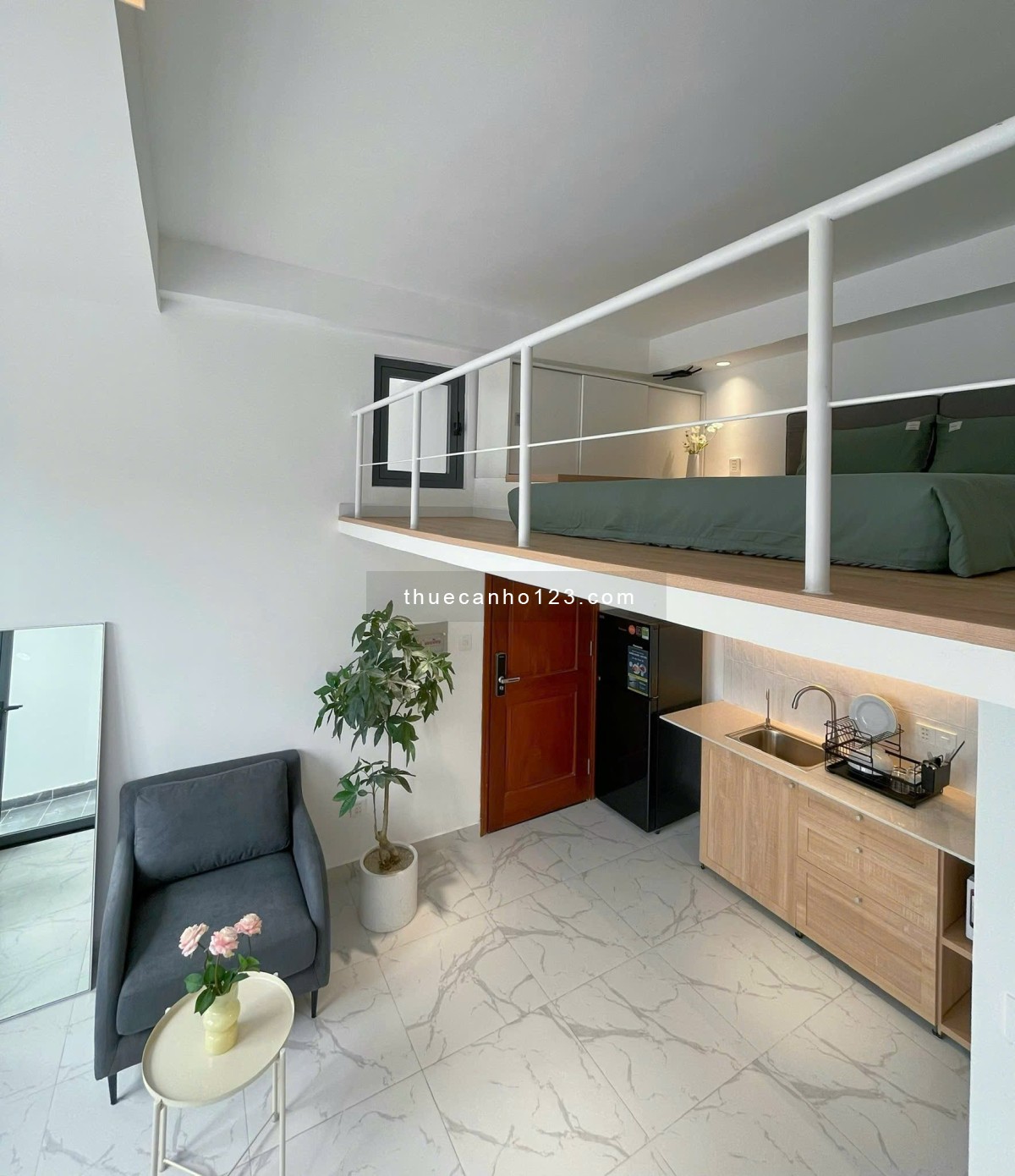 Căn hộ có gác cho tân sinh viên nhập học ngay giữa trung tâm Tân Bình gần các trường đại học