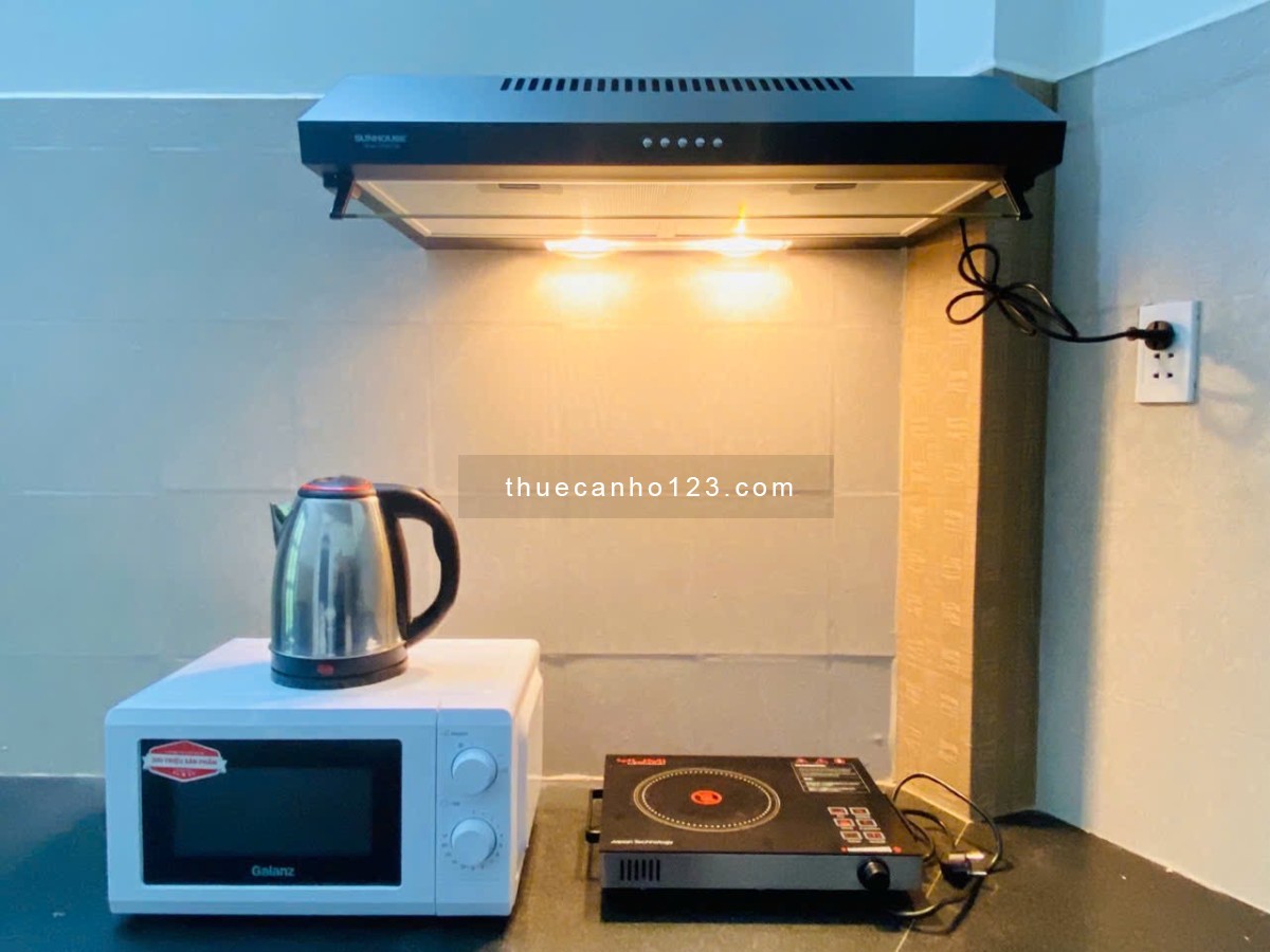 Phòng Cho Thuê Máy Giặt - Sấy Riêng, 1PN Ngay CMT8 Q10 Gần Đh Kinh Tế, Huflit, Hoa Sen