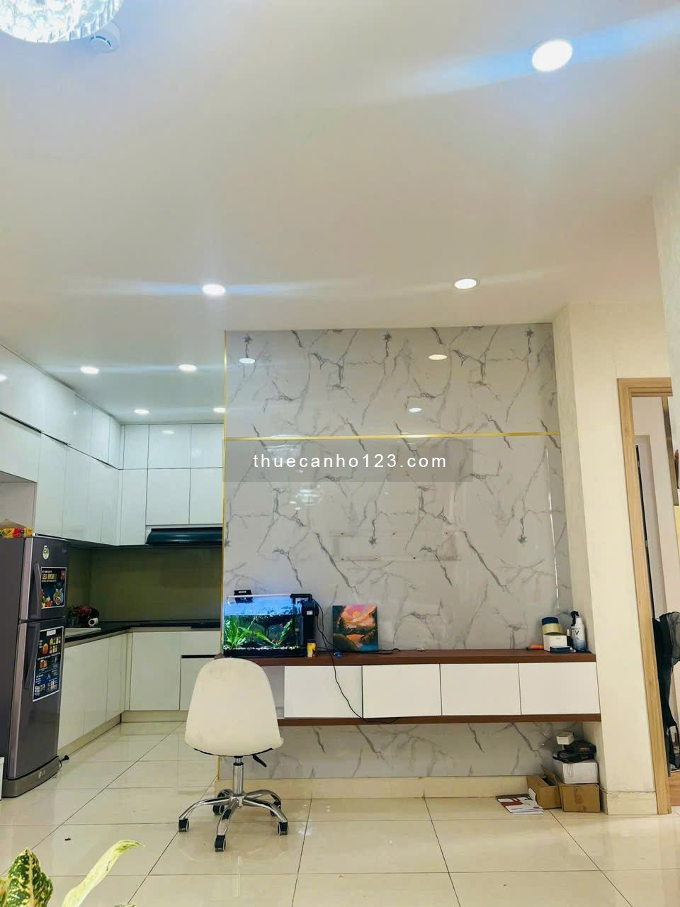 Chung cư Ruby, Nguyễn Sỹ Sách, TB: 7tr5/th, 55m2, full nội thất, 1p ngủ