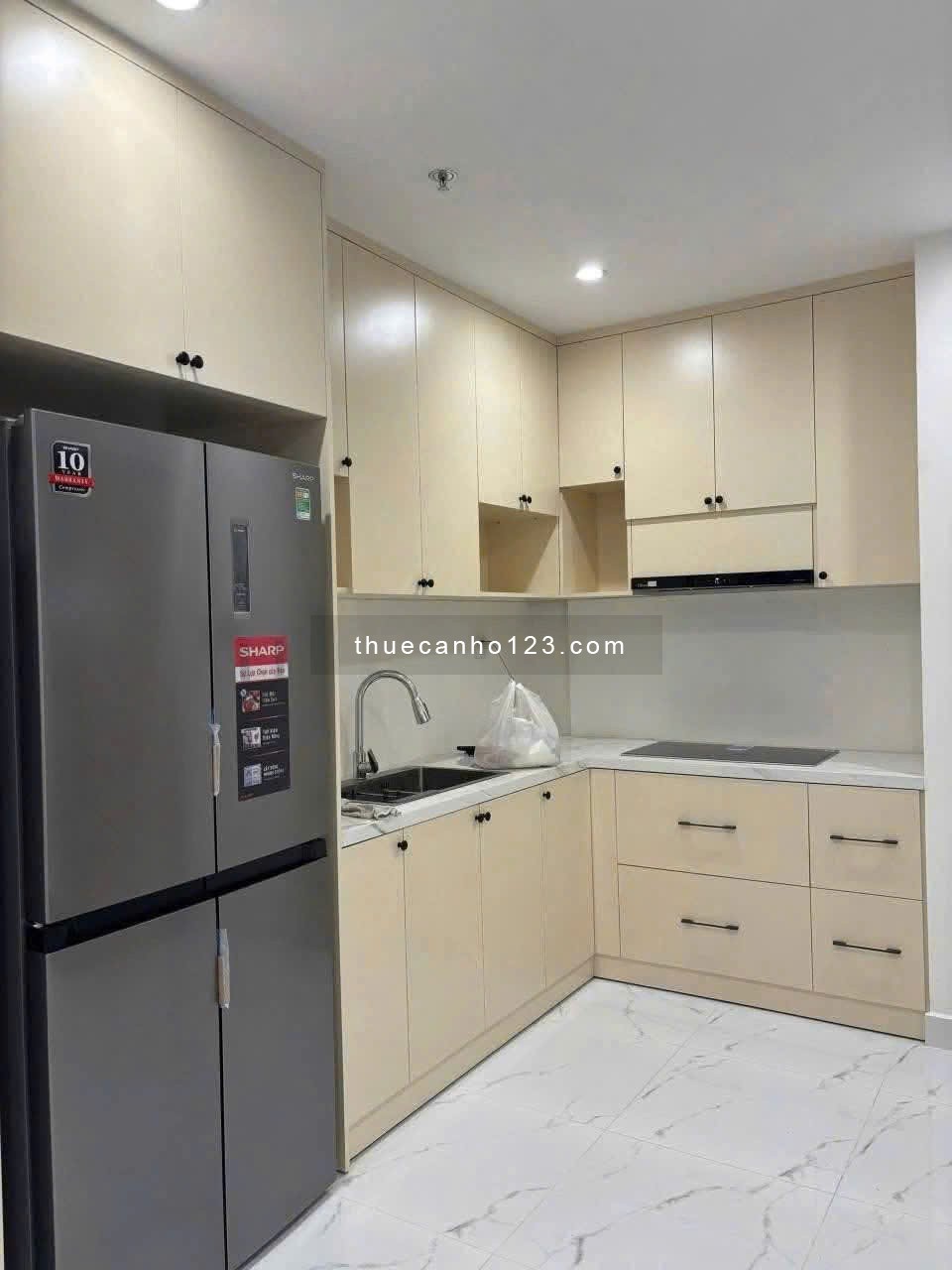 Chung cư Carillon 5, Luỹ Bán Bích, TP: 75m2, NT mới, 2p ngủ, 12tr/th