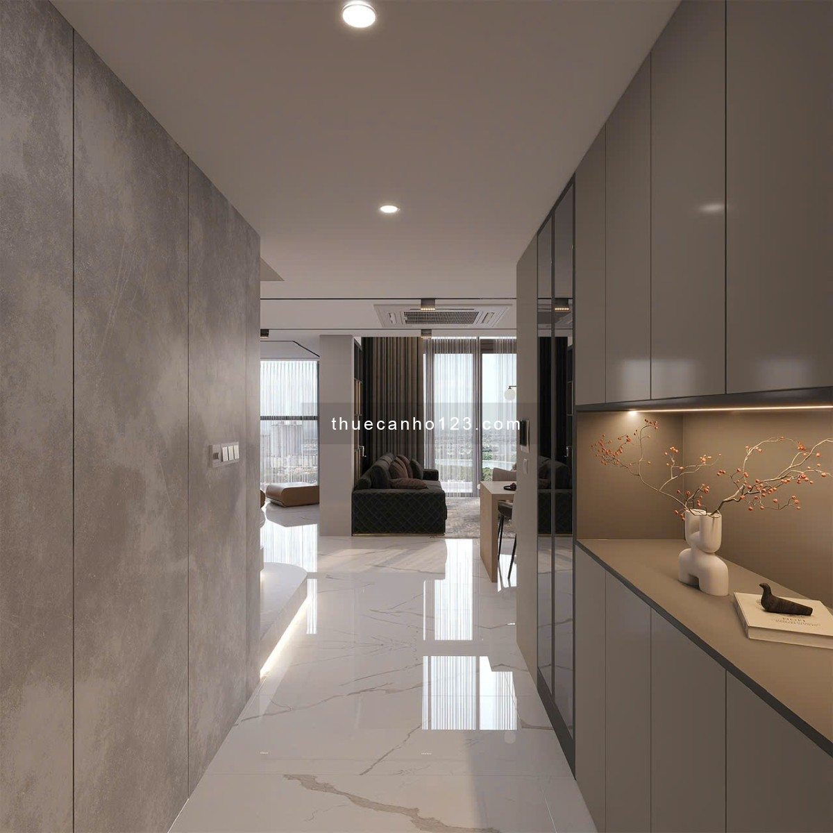 FOR RENT – DUPLEX LOFT APARTMENT, GALLERIA RESIDENCES