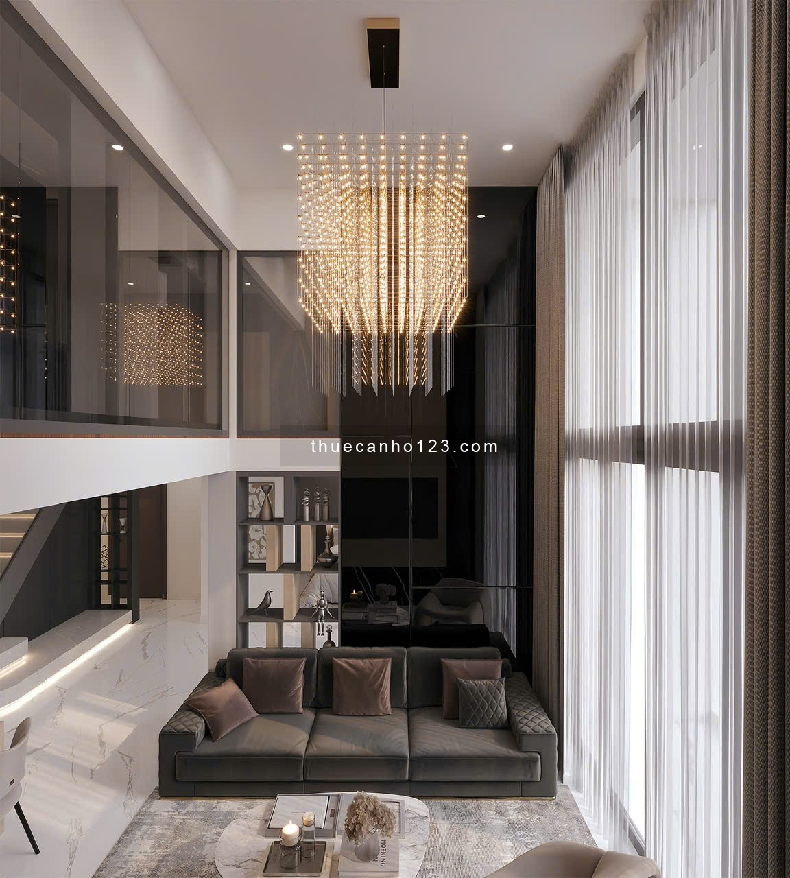 FOR RENT – DUPLEX LOFT APARTMENT, GALLERIA RESIDENCES