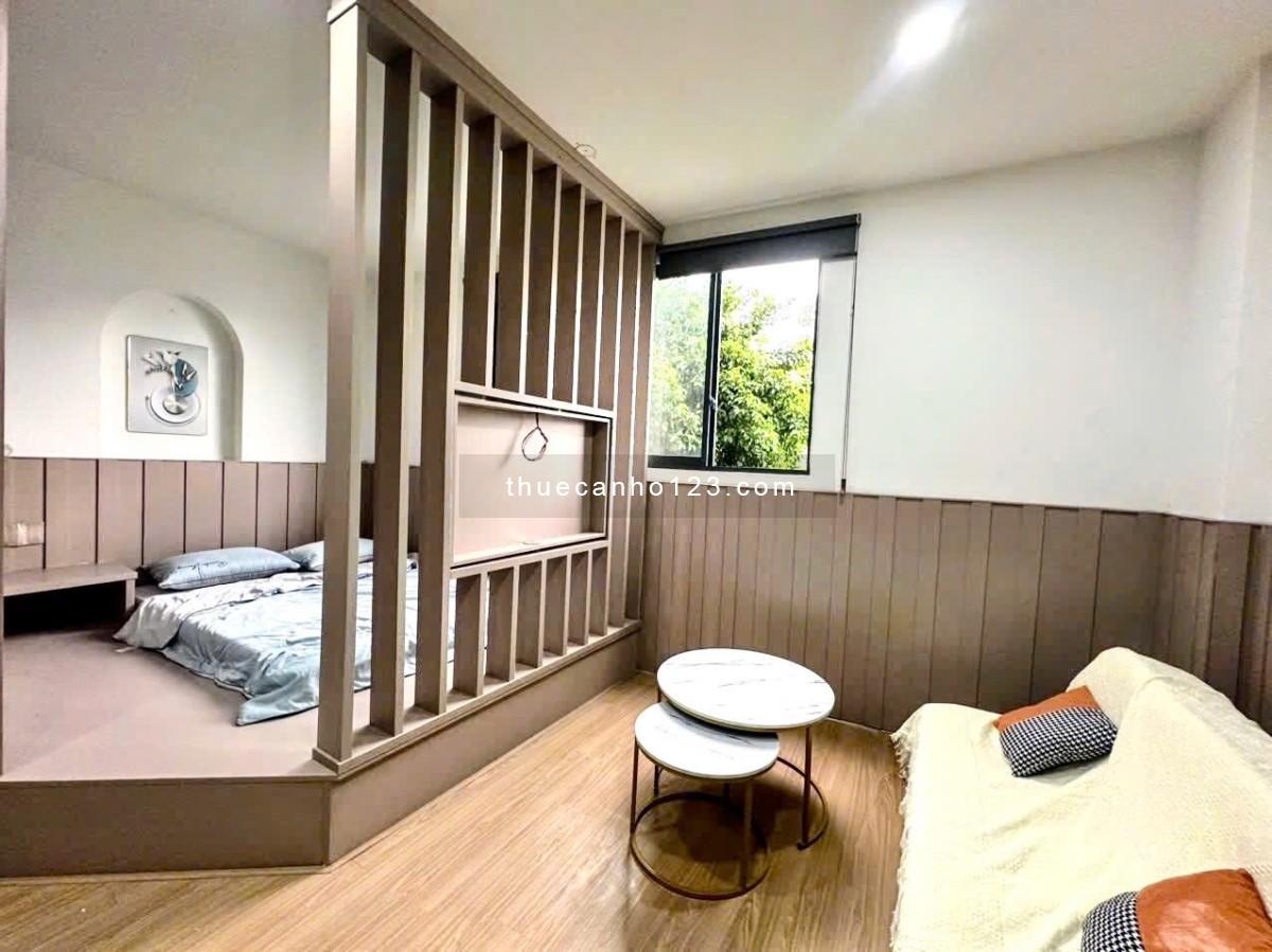 Căn hộ mini dạng 1pn cửa sổ thoáng mát, full nội thất thông minh, sofa, máy giặt, gần Q1,3