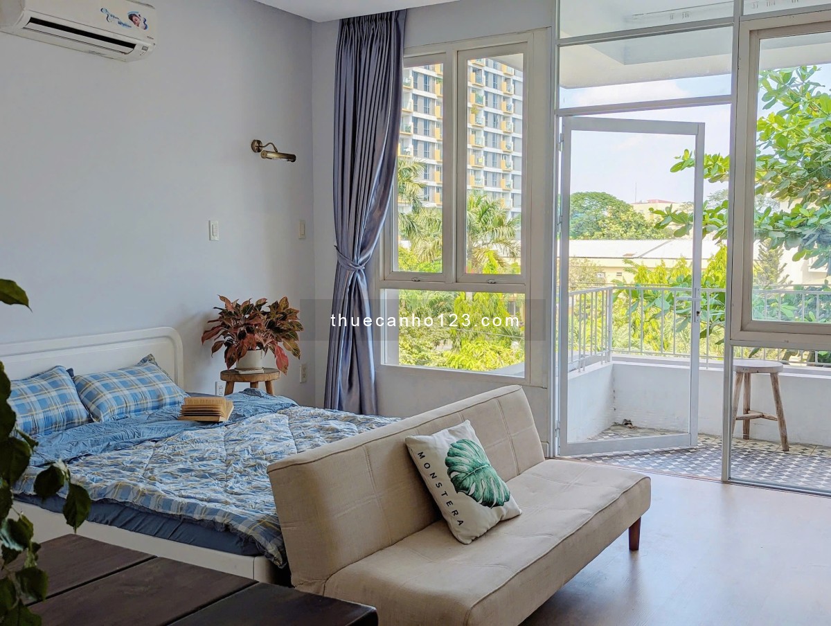 Căn hộ 2 phòng ngủ 60m2 full nội thất có ban công view cực chill ngay giữa trung tâm Tân Bình
