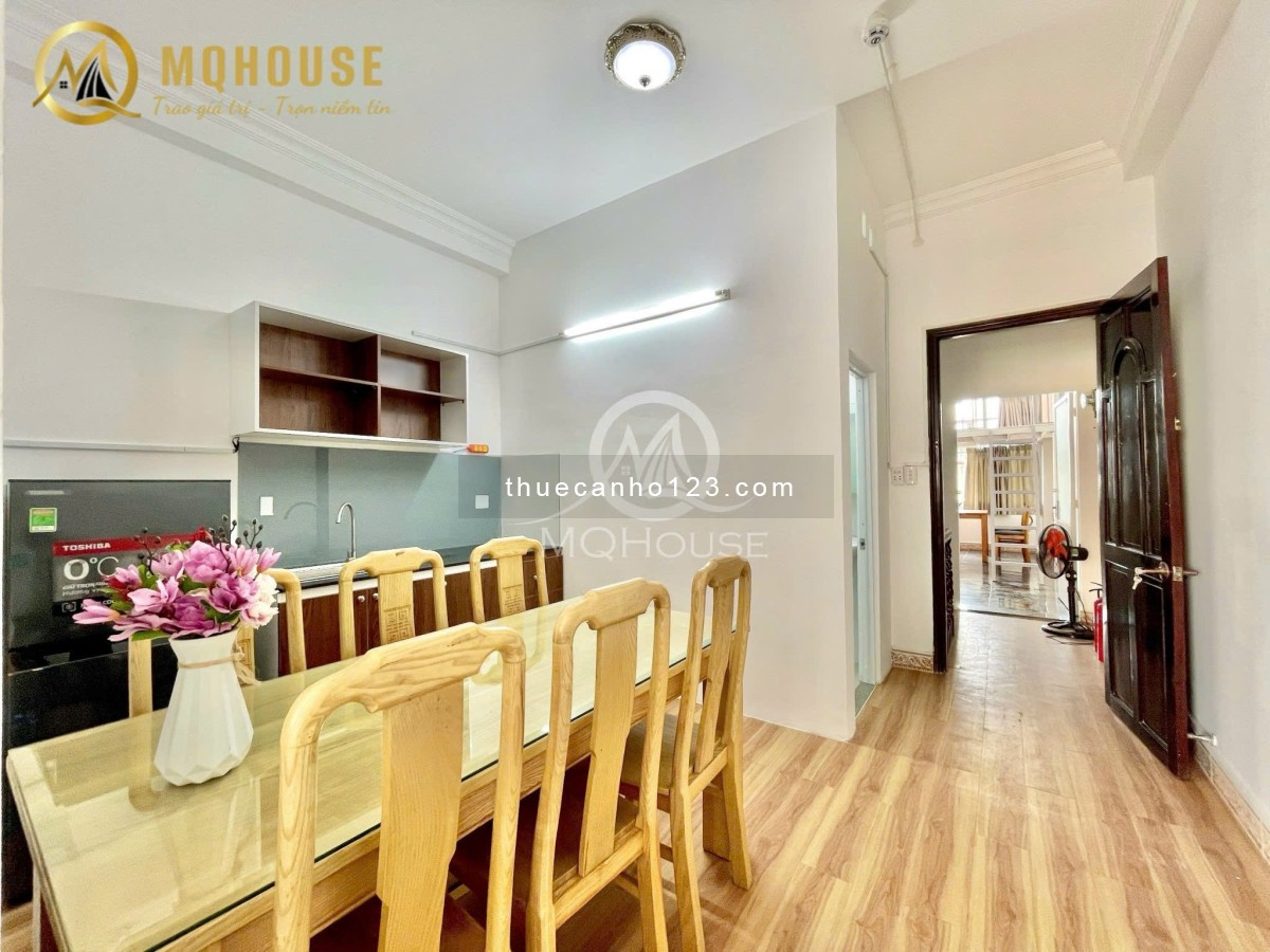 Căn hộ 55m2 1 phòng ngủ tách bếp có ban công gần ngã tư Bảy Hiền ngay Tân Bình