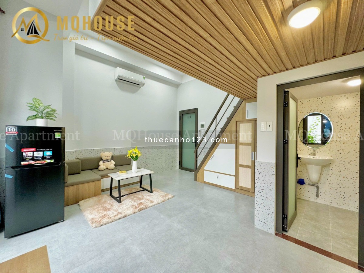 Căn hộ có gác 50m2 cực xịn xò cho nhiều ng ở, ban công view đẹp ngay giữa trung tâm Tân bình