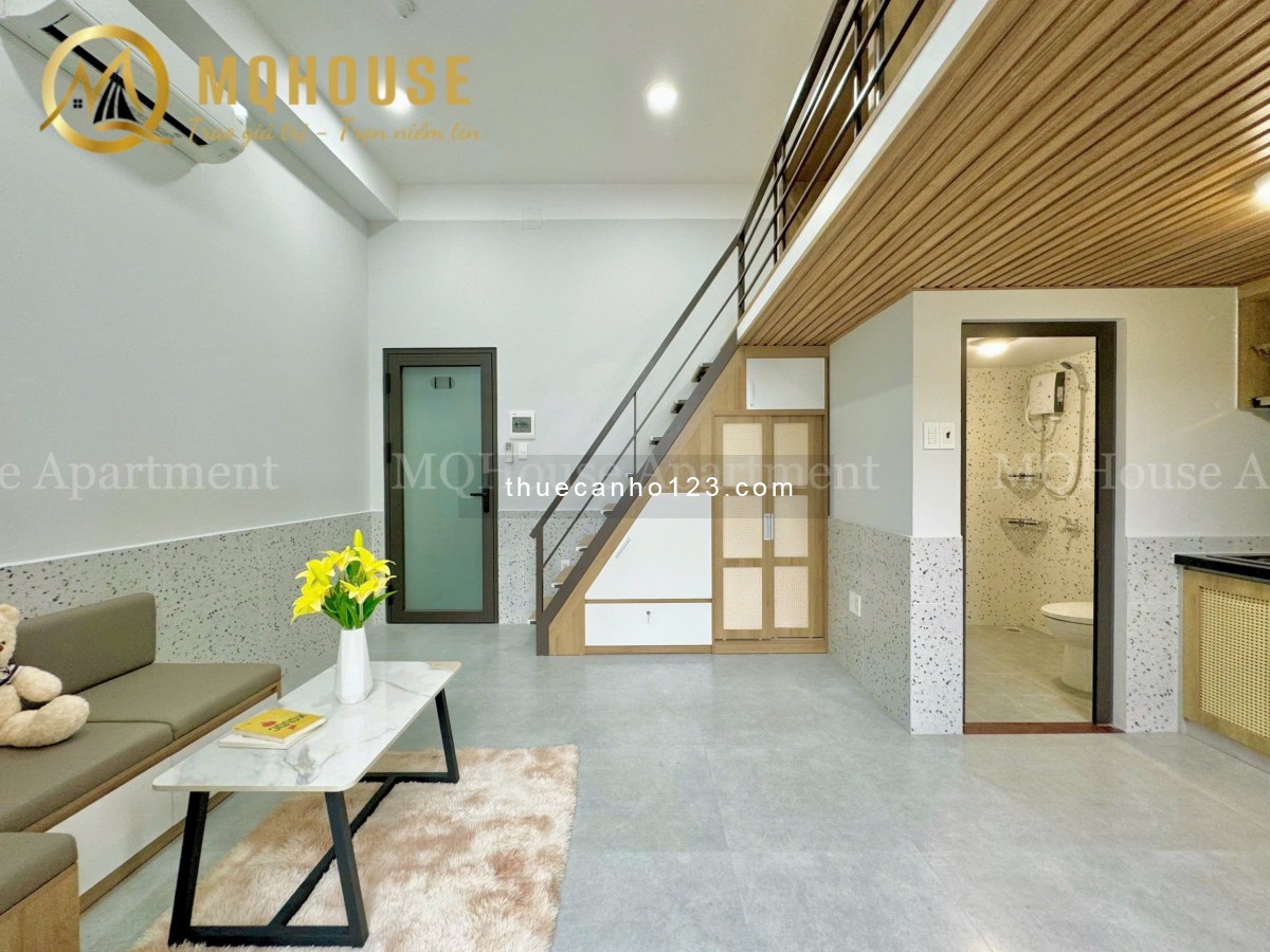 Căn hộ có gác 50m2 cực xịn xò cho nhiều ng ở, ban công view đẹp ngay giữa trung tâm Tân bình