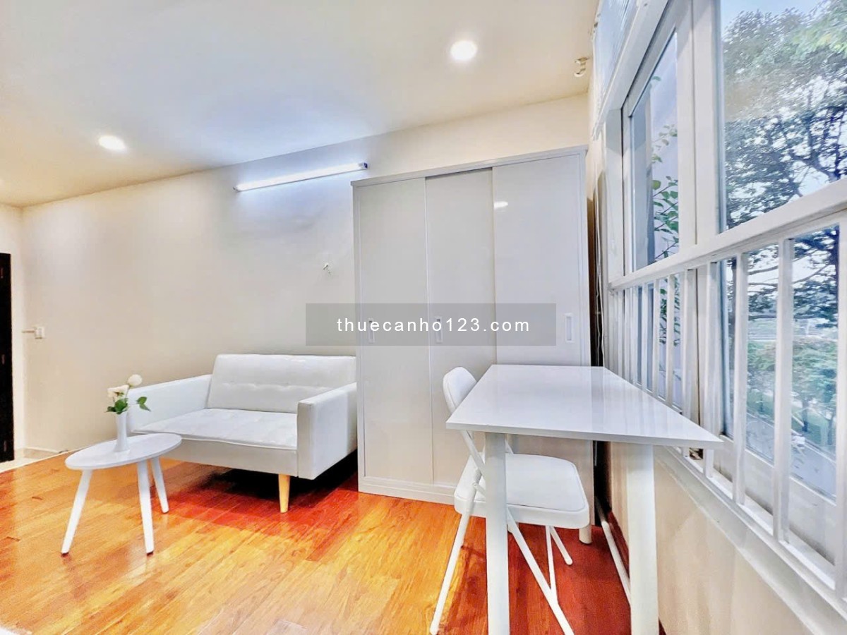  Căn hộ dịch vụ cửa sổ thoáng lớn - full nội thất - trống sẵn gần ngay trung tâm quận 1