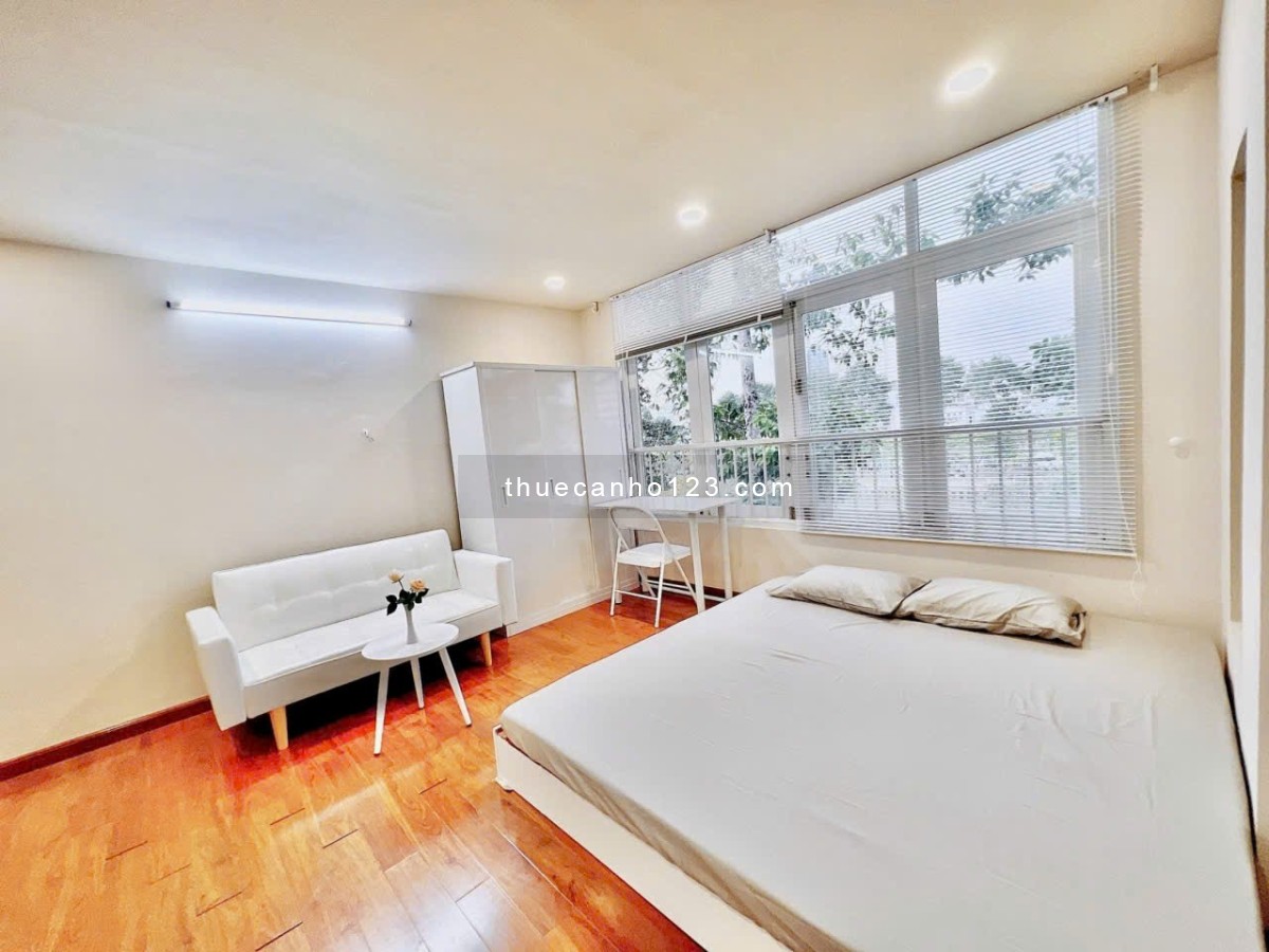  Căn hộ dịch vụ cửa sổ thoáng lớn - full nội thất - trống sẵn gần ngay trung tâm quận 1