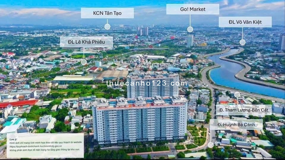 Chỉ với 6,5Tr thuê ngay căn 85m2 2pn 2wc Conic Boulevard Bình Chánh - Free phí quản lý 2 năm