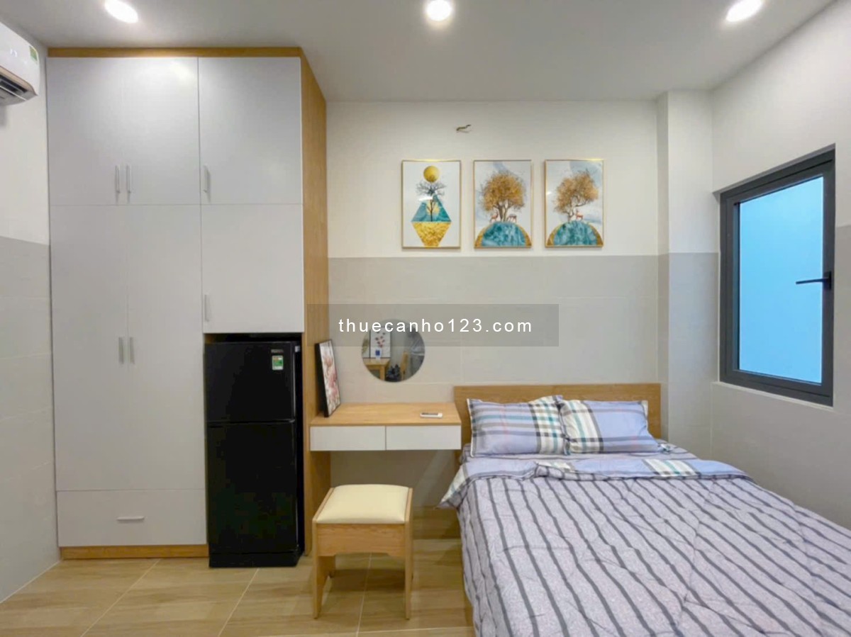 ️️Studio Cửa sổ lớn - Full Nội Thất - Thang Máy - Gần chợ Hoàng Hoa Thám - Nhà ga T3