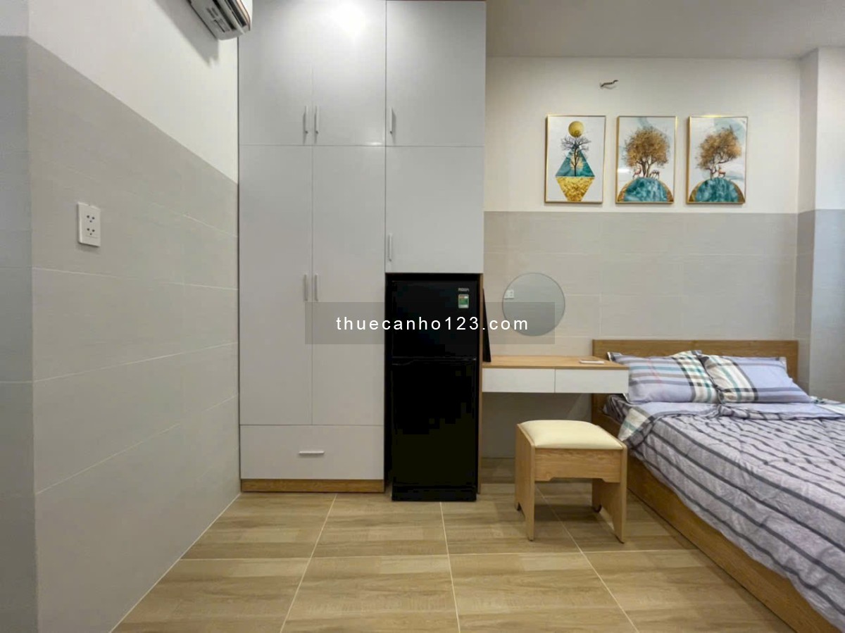 ️️Studio Cửa sổ lớn - Full Nội Thất - Thang Máy - Gần chợ Hoàng Hoa Thám - Nhà ga T3