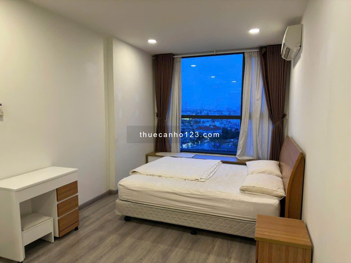 Chung cư Satra Eximland, Phan Đăng Lưu, PN: 98m2, 2p ngủ, đầy đủ NT, 17tr/tháng