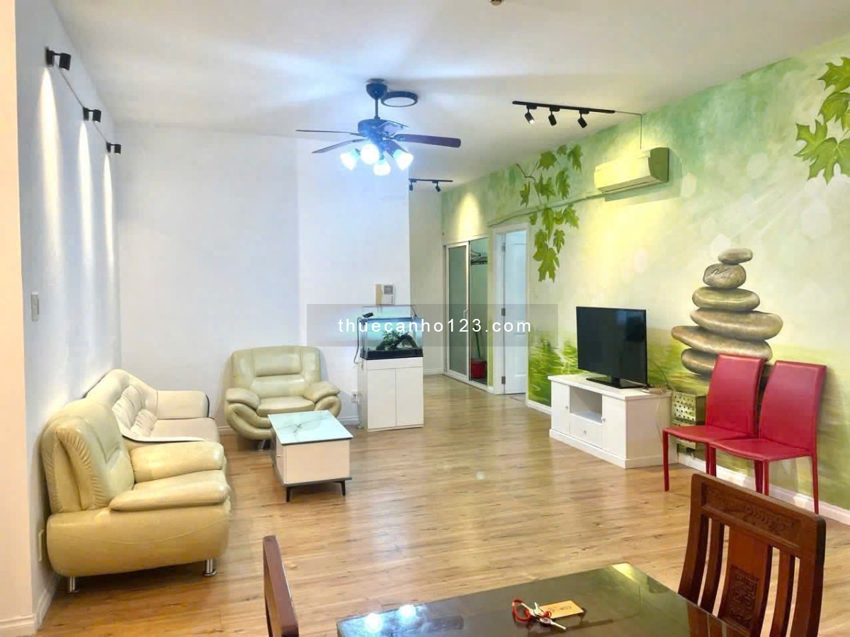 Chung cư Đinh Tiên Hoàng, Q1: 2p ngủ, 90m2, full nội thất, 12tr/tháng