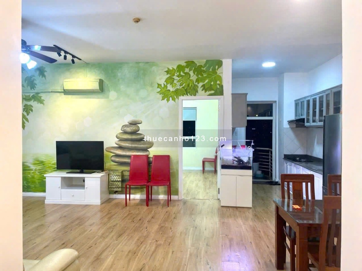 Chung cư Đinh Tiên Hoàng, Q1: 2p ngủ, 90m2, full nội thất, 12tr/tháng