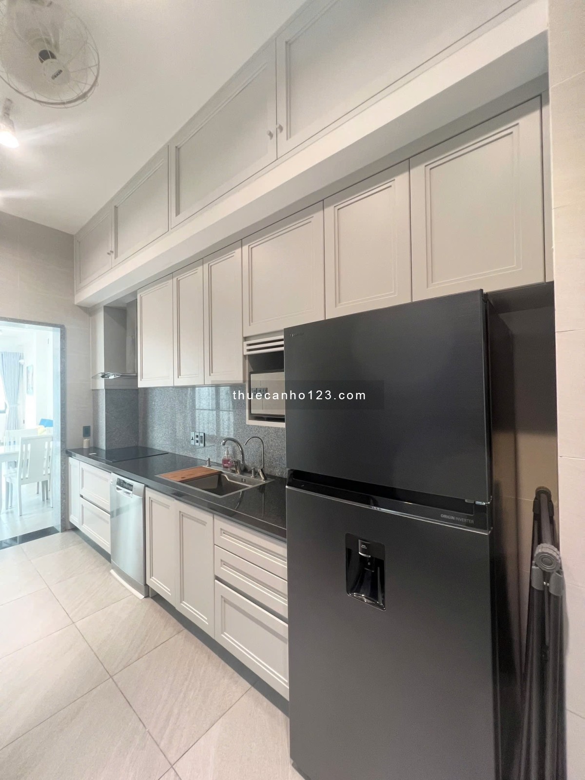 Chung cư Satra Eximland, Phú Nhuận: 110m2, 3p ngủ, 2wc, NT, 22tr/tháng